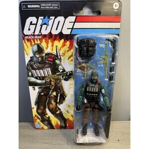 Beach Head GI Joe Classified Series Retro Carded 6" Figure Hasbro 2024 New
